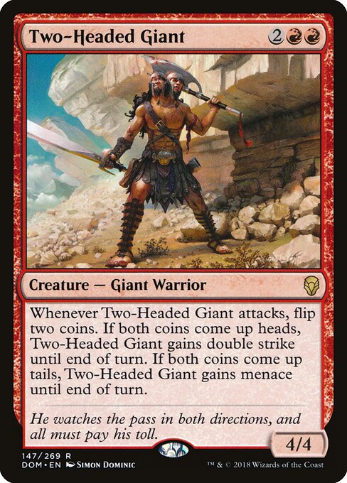 Two-Headed Giant DOM-147 Rare Excellent Englisch