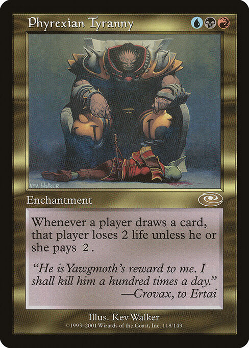 Phyrexian Tyranny PLS-118 Rare Light Played Englisch