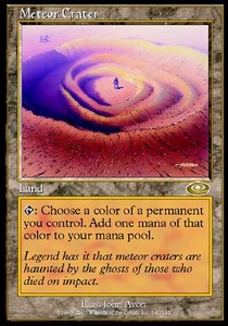 Meteor Crater PLS-140 Rare Excellent Englisch