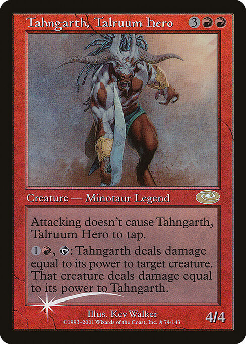 Tahngarth, Talruum-Held (V.2) PLS-74 Rare Excellent Deutsch Foil