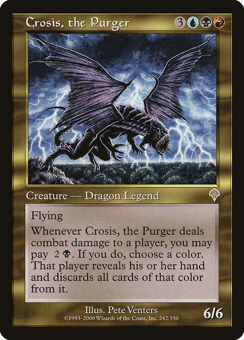 Crosis, the Purger INV-242 Rare Light Played Englisch