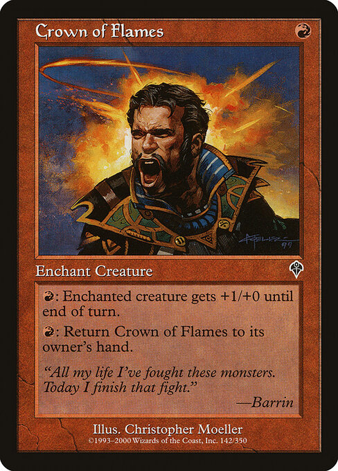 Crown of Flames INV-142 Common Light Played Englisch