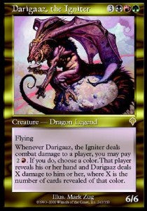 Darigaaz, the Igniter INV-243 Rare Played Englisch