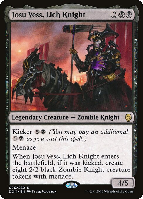 Josu Vess, Lich Knight DOM-95 Rare Excellent Englisch