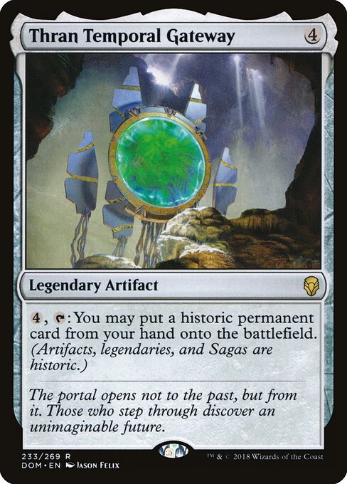 Thran Temporal Gateway DOM-233 Rare Played Englisch