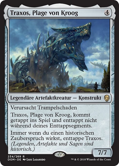 Traxos, Plage von Kroog DOM-234 Rare Excellent Deutsch Foil