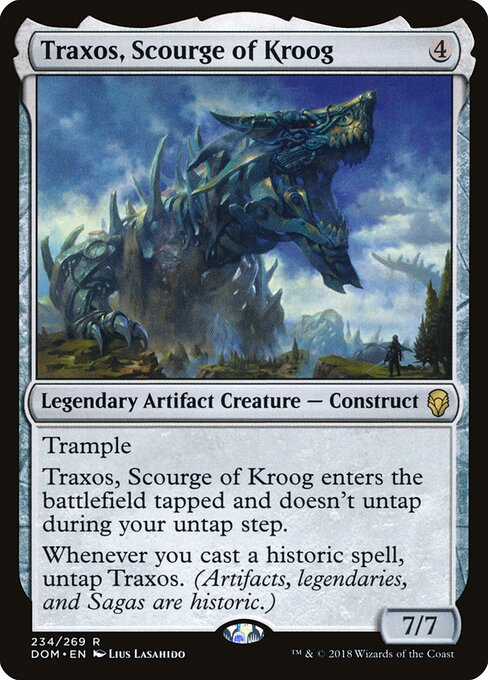 Traxos, Scourge of Kroog DOM-234 Rare Good Englisch