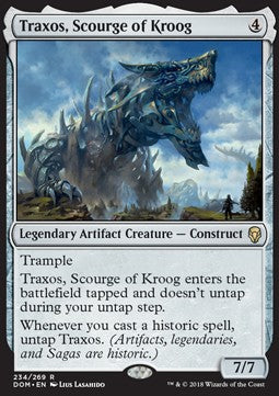 Traxos, Scourge of Kroog DOM-234 Rare Excellent Italienisch