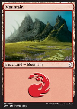 Gebirge (V.4) DOM-265 Land Excellent Englisch Foil
