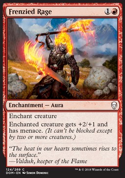 Rasende Wut DOM-124 Common Excellent Deutsch Foil