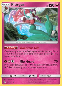 Florges FLI-86 Rare Light Played Deutsch Reverse Holo