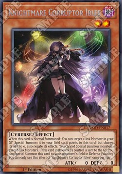 Albtraumritterin Beschädigerin Iblee FLOD-017 Secret Rare Excellent Deutsch 1. Auflage