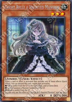 Geistermädchen & Spukhaus FLOD-DE033 Secret Rare Excellent Deutsch 1. Auflage