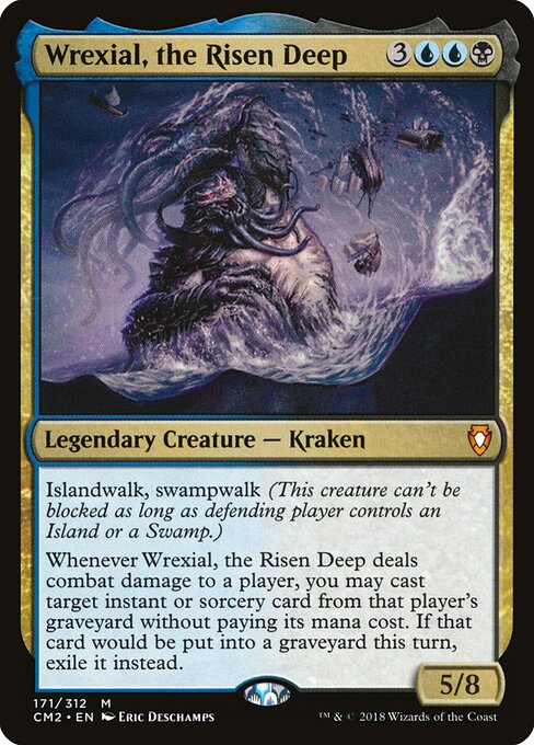 Wrexial, the Risen Deep CM2-171 Mythic Good Englisch