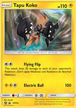 Tapu Koko SM-SM30a Promo Good Deutsch