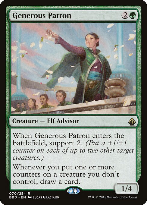Generous Patron BBD-70 Rare Excellent Englisch