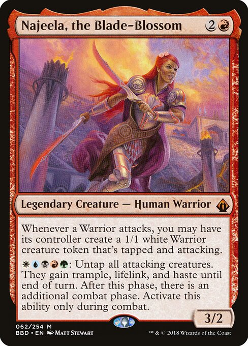 Najeela, the Blade-Blossom BBD-62 Mythic Light Played Englisch