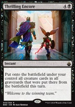 Thrilling Encore BBD-53 Rare Excellent Englisch Foil