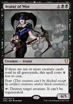 Avatar of Woe CM2-57 Rare Light Played Englisch