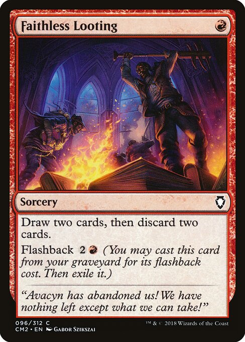 Faithless Looting CM2-96 Common Excellent Englisch