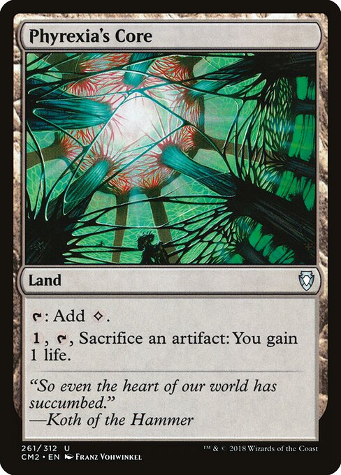 Phyrexia's Core CM2-261 Uncommon Excellent Englisch