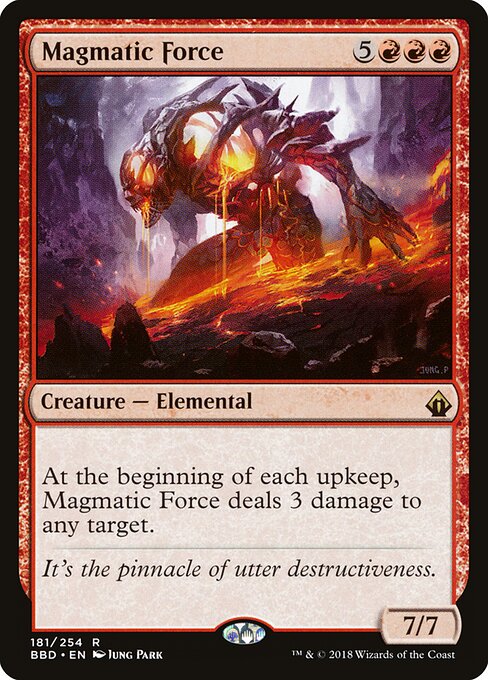Magmatic Force BBD-181 Rare Good Englisch