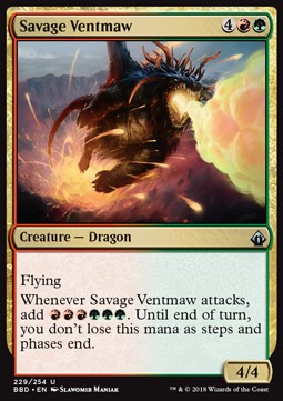 Savage Ventmaw BBD-229 Uncommon Excellent Englisch Foil