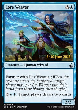 Lore Weaver PBBD-22 Uncommon Near Mint Englisch Foil