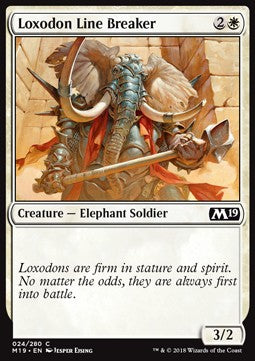 Loxodon-Frontbrecher M19-24 Common Excellent Deutsch Foil