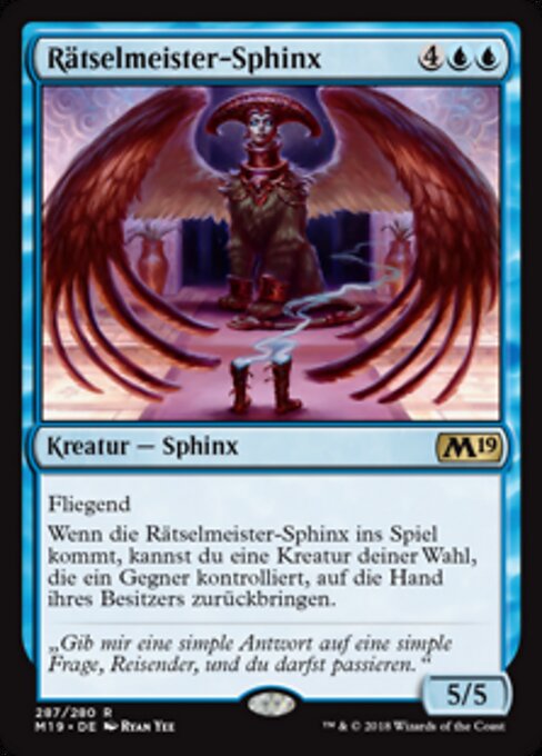 Rätselmeister-Sphinx M19-287 Rare Excellent Deutsch
