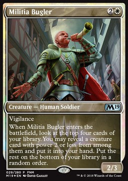 Hornist der Miliz FNM- Uncommon Good Deutsch Foil