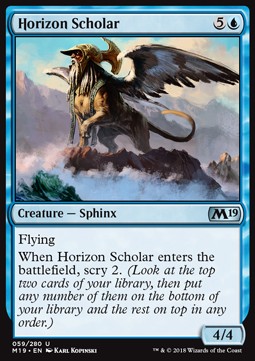Gelehrter des Horizonts M19-59 Uncommon Excellent Englisch Foil