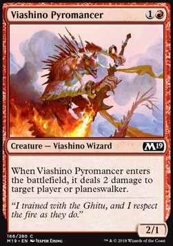 Viashino-Pyromagier M19-166 Common Played Englisch