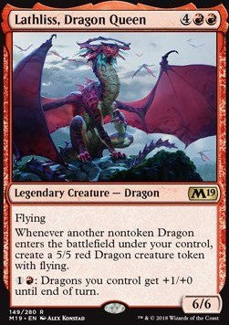 Lathliss, Dragon Queen M19-149 Rare Excellent Englisch