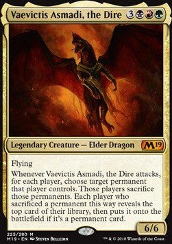 Vaevictis Asmadi, der Schreckliche M19-225 Mythic Good Deutsch Foil