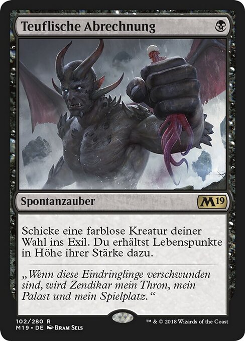 Teuflische Abrechnung M19-102 Rare Excellent Deutsch