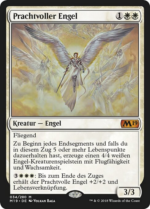 Prachtvoller Engel M19-34 Mythic Excellent Deutsch