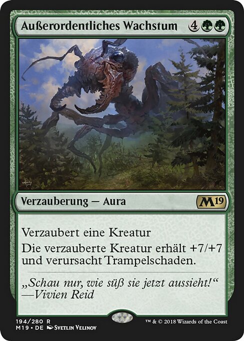 Außerordentliches Wachstum M19-194 Rare Excellent Deutsch