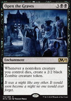 Open the Graves M19-112 Rare Near Mint Englisch