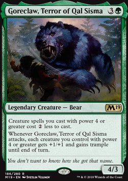 Goreclaw, Terror of Qal Sisma M19-186 Rare Excellent Englisch