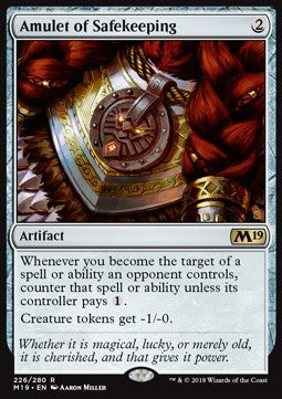 Amulet of Safekeeping M19-226 Rare Good Englisch