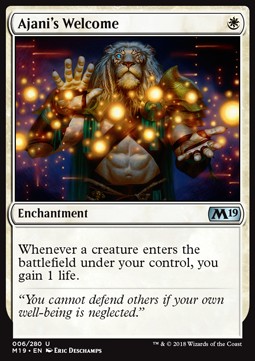 Ajani's Welcome M19-6 Uncommon Excellent Englisch