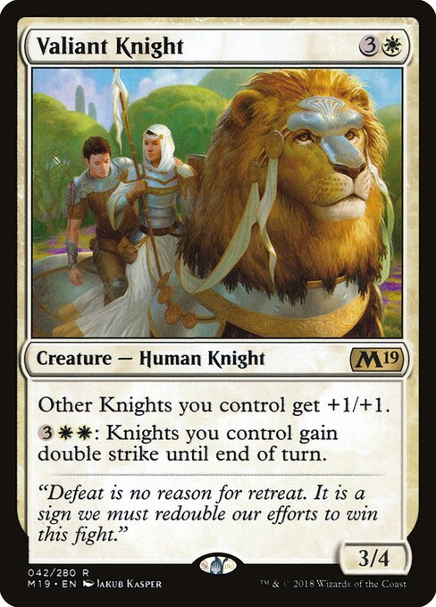 Valiant Knight M19-42 Rare Excellent Englisch