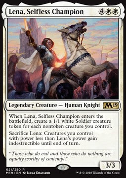 Lena, Selfless Champion M19-21 Rare Near Mint Englisch