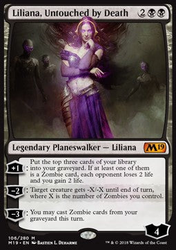 Liliana, Untouched by Death M19-106 Mythic Near Mint Englisch