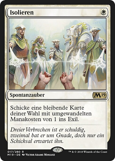 Isolieren M19-17 Rare Excellent Deutsch