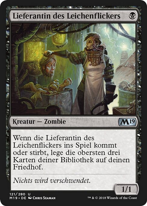 Lieferantin des Leichenflickers M19-121 Uncommon Excellent Deutsch