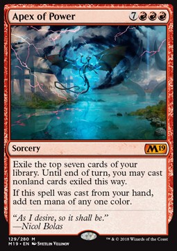 Apex of Power M19-129 Mythic Excellent Englisch