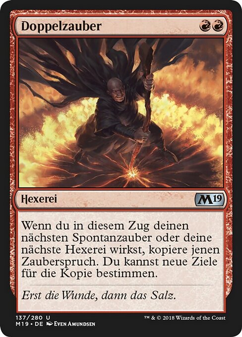 Doppelzauber M19-137 Uncommon Excellent Deutsch