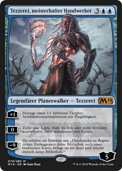Tezzeret, meisterhafter Handwerker M19-79 Mythic Excellent Deutsch